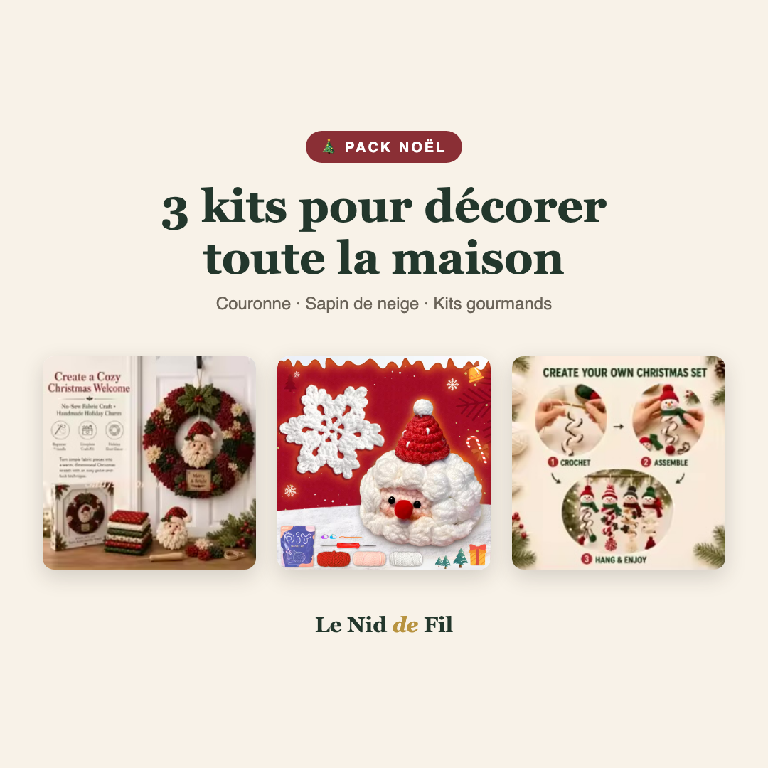 Pack Noël — 3 kits pour décorer toute la maison