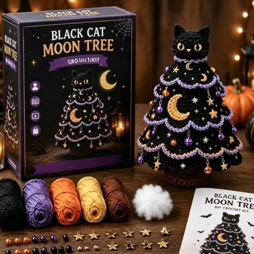 Kit crochet arbre d'Halloween — décoration de table