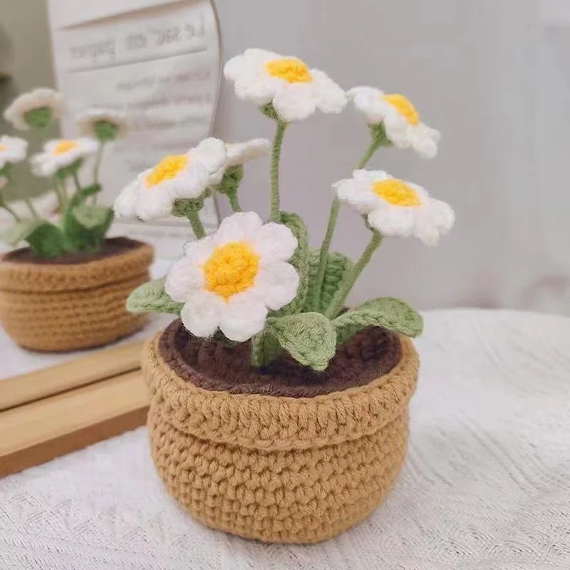 Kit crochet bouquet de fleurs — tulipes, tournesols, marguerites