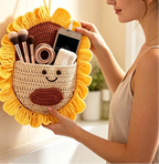 Kit crochet vide-poche mural tournesol