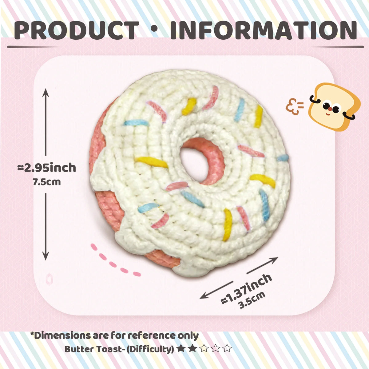 Kit crochet donut — décoration gourmande
