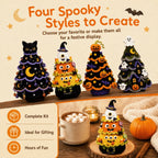 Kit crochet arbre d'Halloween — décoration de table