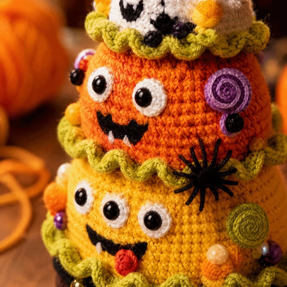 Kit crochet arbre d'Halloween — décoration de table