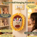 Kit crochet vide-poche mural tournesol