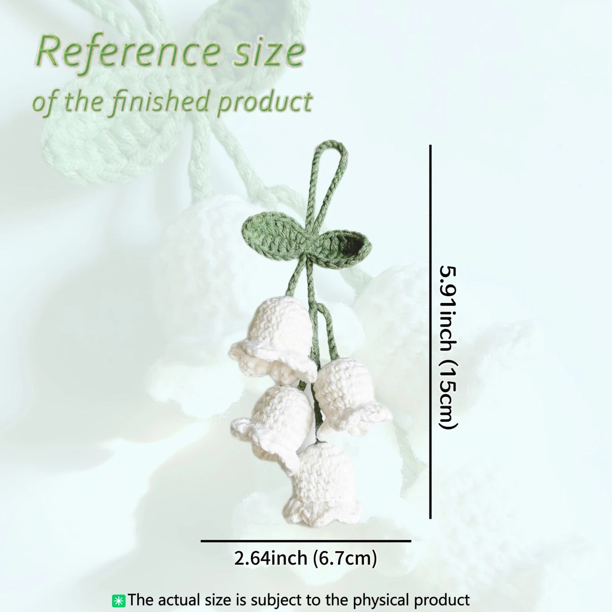 Kit crochet pendentif brin de muguet