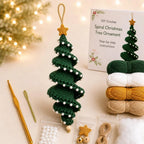 Kit crochet spirale — Bonhommes de neige à suspendre