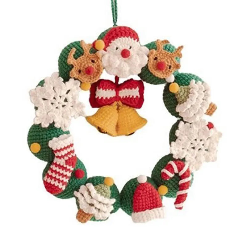 Kit crochet poupée & couronne de Noël
