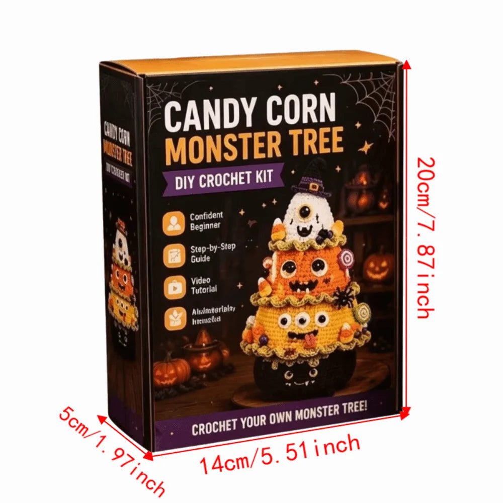 Kit crochet arbre d'Halloween — décoration de table